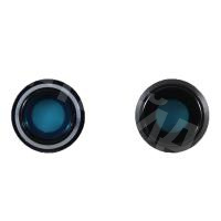 Стекло камеры для iPhone 8/SE (2020)/SE (2022) в сборе с рамкой Черный