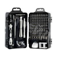 Набор инструментов 115 в 1 (магнитная отвертка 98 насадок, пинцет, лопатка, присоска)