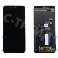 Дисплей для Xiaomi Mi 6X/A2 в сборе с тачскрином Черный - Оптима