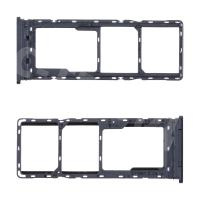 Держатель SIM для Tecno Pova 2 (LE7n) Черный