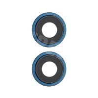 Стекло камеры для iPhone 13/13 mini (комплект 2 шт.) Синий