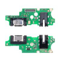 Шлейф для Infinix Hot 40/40 Pro (X6836/X6837) плата на системный разъем/разъем гарнитуры/микрофон - Премиум