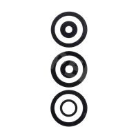 Стекло камеры для Infinix Hot 40/40 Pro (X6836/X6837) (комплект 3 шт.) Черный