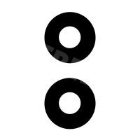 Стекло камеры для Samsung Galaxy S25 Edge (S937B) (комплект 2 шт.) Черный