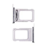 Держатель SIM для iPhone 14/14 Plus (2 Sim) (A2883/A2887) Белый