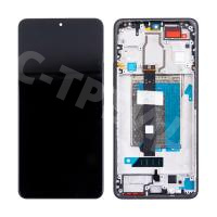 Дисплей для Xiaomi Poco F6 (24069PC21G) модуль с рамкой Черный - OR (SP)