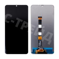 Дисплей для Realme Note 50 (RMX3834) в сборе с тачскрином Черный - OR