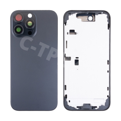 Корпус для iPhone 16 Pro Max (A3296) (1 Sim) Черный - Премиум