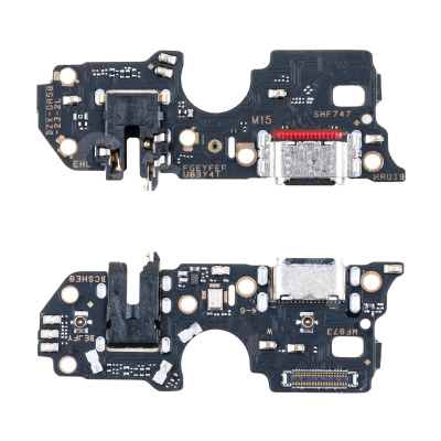 Шлейф для OPPO A58 4G (CPH2577) плата на системный разъем/разъем гарнитуры/микрофон