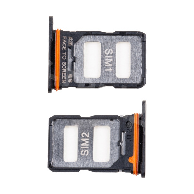 Держатель SIM для Xiaomi 12T/12T Pro (22071212AG/22081212UG) Черный