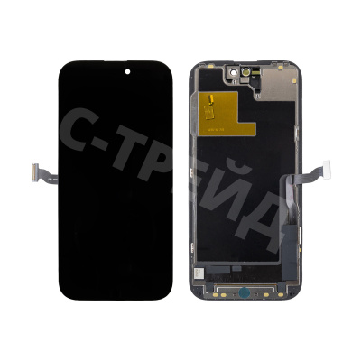 Дисплей для iPhone 14 Pro (A2891) в сборе с тачскрином Черный - (In-Cell, Full HD, 120 Гц) (площадка под IC)