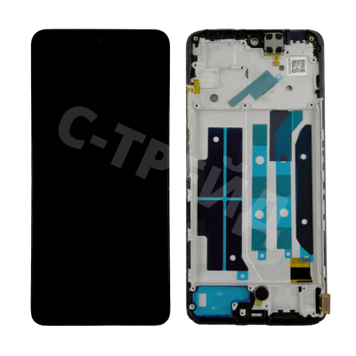 Дисплей для Xiaomi Redmi Note 11 Pro 4G (2201116TG) модуль с рамкой Черный - (In-Cell) - Премиум