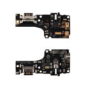 Шлейф для Xiaomi Redmi Note 10 (M2102K7AG) плата системный разъем/разъем гарнитуры/микрофон - Премиум