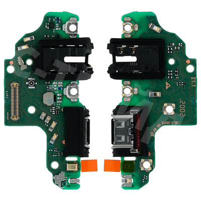 Шлейф для Huawei P40 Lite (JNY-LX1) плата на системный разъем/разъем гарнитуры/микрофон