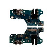 Шлейф для Huawei Honor 9A/Y6p (MOA-LX9N/MED-LX9N) плата на системный разъем/разъем гарнитуры/микрофон - Премиум