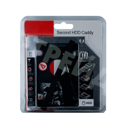 Переходник Optibay 9.5 для установки жесткого диска или SSD (SATA 2.5")