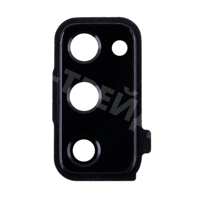 Стекло камеры для Samsung Galaxy S20 FE (G780F) в сборе с рамкой Черный