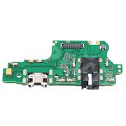 Шлейф для Huawei Y9 2018 (FLA-LX1) плата на системный разъем/разъем гарнитуры/микрофон