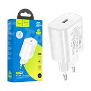 Сетевое зарядное устройство Type-C Hoco N22 (25W, PD) Белый