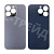 Задняя крышка для iPhone 13 Pro (A2640) Серый (стекло, монолит, широкий вырез под камеру, логотип) - Премиум