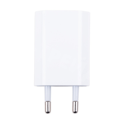 Сетевое зарядное устройство USB для iPhone "Призма" (5W) (тех.упак.) Белый