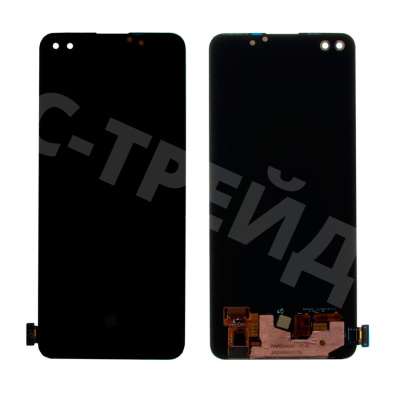 Дисплей для OPPO Reno 4 Lite (CPH2125) в сборе с тачскрином Черный - (OLED)