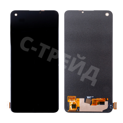 Дисплей для Realme 8 Pro (RMX3081) в сборе с тачскрином Черный - (OLED)