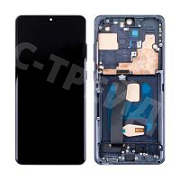 Дисплей для Samsung Galaxy S20 Ultra (G988B) модуль с рамкой Черный - (In-Cell)