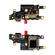 Шлейф для Xiaomi Poco X7 Pro (2412DPC0AG) плата системный разъем/разъем SIM/микрофон - Премиум