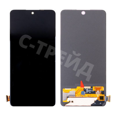 Дисплей для Xiaomi Redmi Note 13 4G/14 4G (23129RAA4G/23124RA7EO/23129RA5FL/24117RN76O/24117RN76G) в сборе с тачскрином Черный - (OLED)