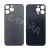 Задняя крышка для iPhone 13 Pro Max (A2645) Серый (стекло, узкий вырез под камеру, логотип) - Премиум