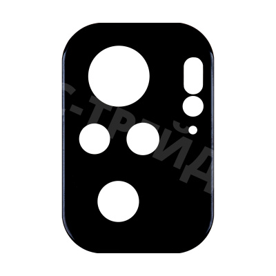 Защитное стекло камеры для Xiaomi Redmi Note 10/10S Черный