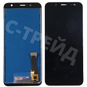 Дисплей для Samsung Galaxy J6 2018 (J600F) в сборе с тачскрином Черный - (In-Cell)