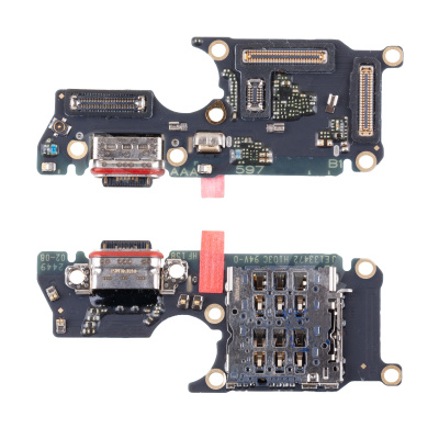 Шлейф для OnePlus Nord CE5 (CPH2719) плата системный разъем/разъем SIM/микрофон - Премиум