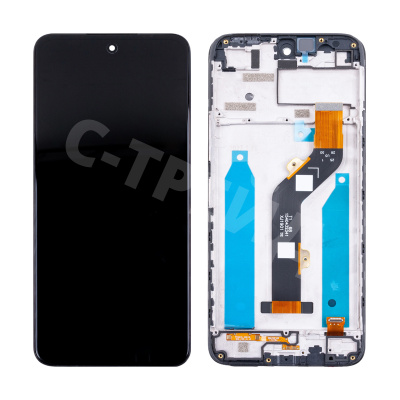 Дисплей для Infinix Hot 12 Play (X6816D) модуль с рамкой Черный - OR