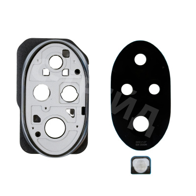 Стекло камеры для Huawei Honor 200 Pro (ELP-AN00) в сборе с рамкой Черный