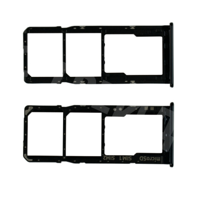 Держатель SIM для Samsung Galaxy A30s (A307F) Черный