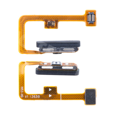 Шлейф для Xiaomi Mi 11 Lite 4G/5G (M2101K9AG/M2101K9G) сканер отпечатка пальцев Черный