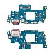 Шлейф для Samsung Galaxy S24 FE (S721B) плата системный разъем/разъем SIM/микрофон - Премиум