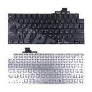 Клавиатура для ноутбука MacBook Air M2 13" A2681/A2941/A3113/A3114 (2022-2024, прямой Enter RU) Черный