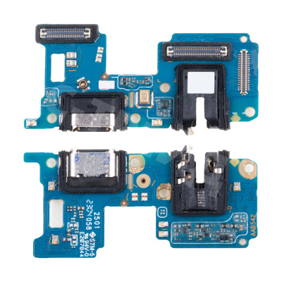 Шлейф для Realme 10 4G (RMX3630) плата на системный разъем/разъем гарнитуры/микрофон - Премиум