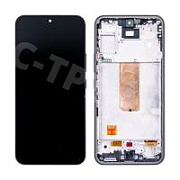 Дисплей для Samsung Galaxy A54 5G (A546E) модуль с рамкой Черный - (OLED) (Full Size)