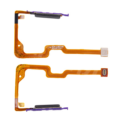 Шлейф для Huawei Honor X7b 4G (CLK-LX1) сканер отпечатка пальцев Черный