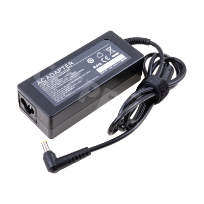 Блок питания (сетевой адаптер) для ноутбука Acer 19V, 3,42A, 65W (5,5×1,7) - Стандарт