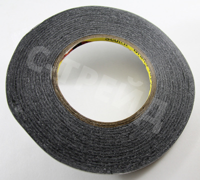 Скотч двусторонний (0.2 мм*5 мм*50 м, черный)