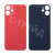Задняя крышка для iPhone 12 mini (A2399) Красный (стекло, широкий вырез под камеру, логотип)