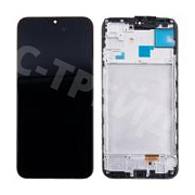 Дисплей для Samsung Galaxy A15 4G/5G (A155F/A156B) модуль с рамкой Черный - (OLED) (Small Size)