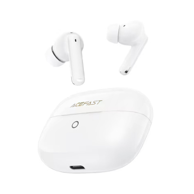 Беспроводные наушники Bluetooth Acefast W7 (TWS, вакуумные, активное шумоподавление) Белый
