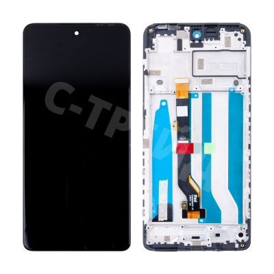 Дисплей для Tecno Spark 10 Pro (KI7) модуль с рамкой Черный - OR