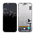 Дисплей для iPhone 14 (A2883) в сборе с тачскрином Черный - (Soft OLED, Full HD) (с верификацией)